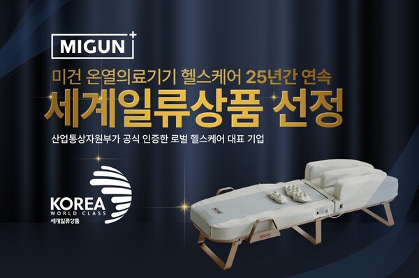 Thiết bị y tế nhiệt của Megun được Bộ Thương mại, Công nghiệp và Năng lượng lựa chọn là Sản phẩm đẳng cấp thế giới (Hình ảnh do Megun Life Science cung cấp).